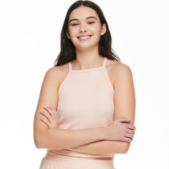 Ribbed cami tank - coral (L) - Picture 1 of 6